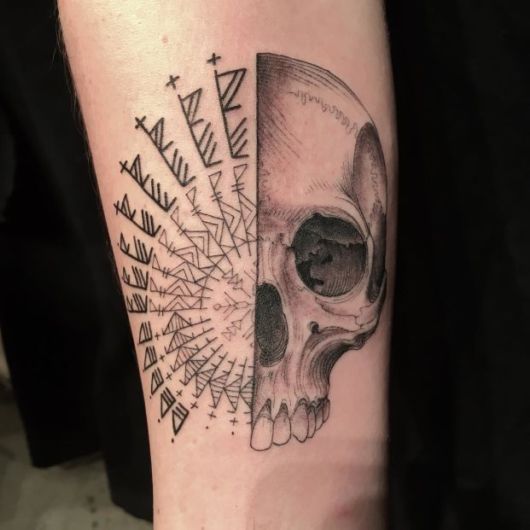 People Getting Blind Fold Tattoos