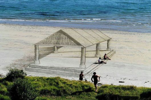 Mind Bending 3D Beach Art