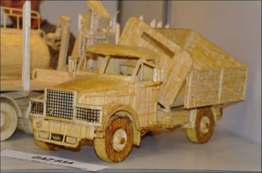 Magnificent Vehicles Made By Matchsticks