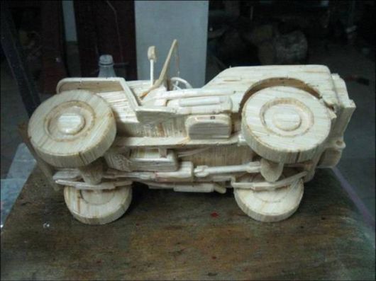 Magnificent Vehicles Made By Matchsticks