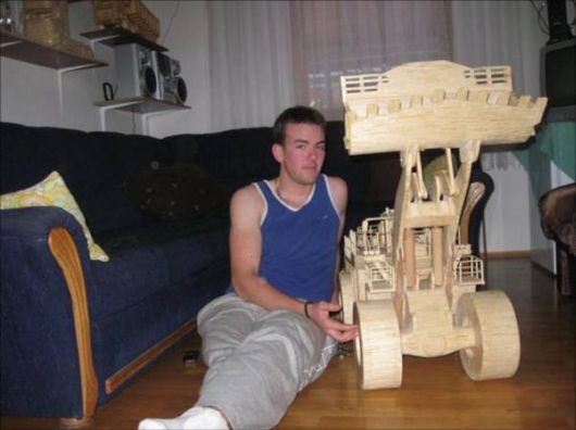 Magnificent Vehicles Made By Matchsticks