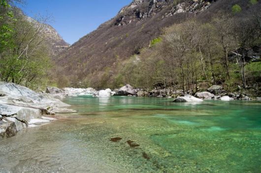 Crystal Clear Swiss River Verzasca