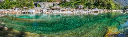 Crystal Clear Swiss River Verzasca