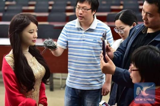Meet China's First Interactive Robot Jiajia