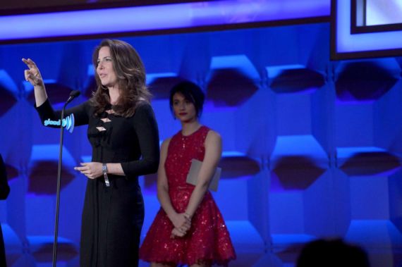 Emmy Rossum Graces GLAAD Media Awards