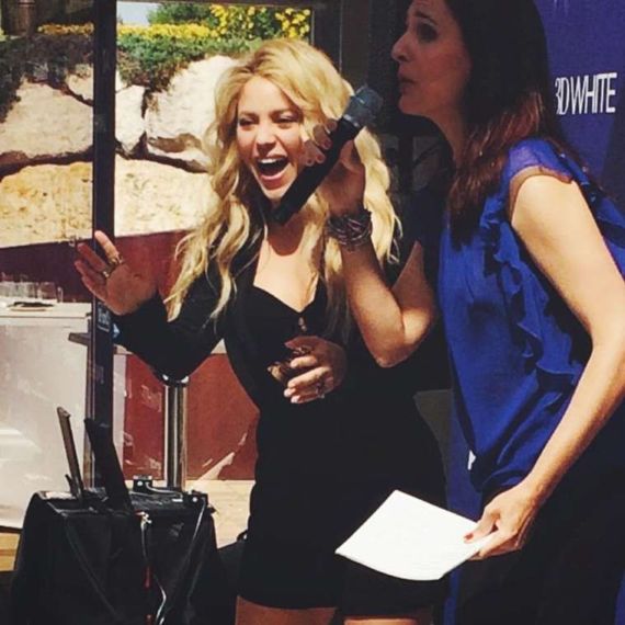Shakira At The Launch Of Oral-B 3D White Whitestrips