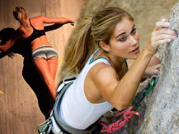 Beauties And Rock Climbing Equals Good Time
