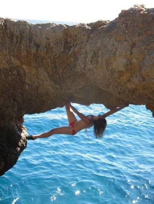 Beauties And Rock Climbing Equals Good Time