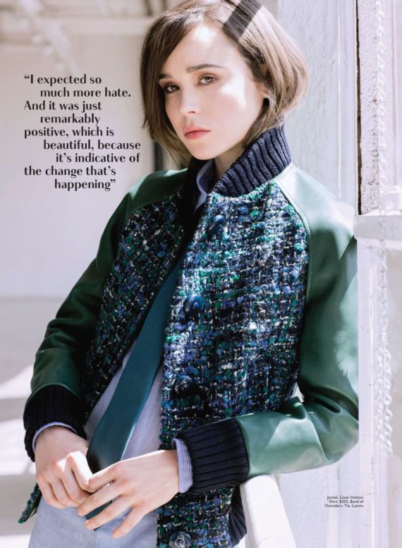 Ellen Page Shoot For Flare Magazine