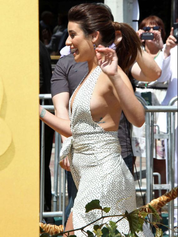 Lea Michele At The Legends Of Oz: Dorothy's Return Premiere