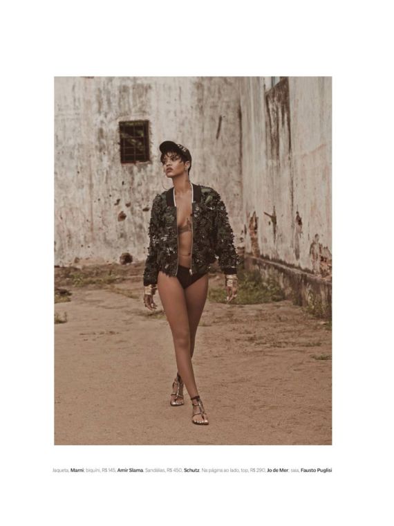 Rihanna Shoots For Vogue Brazil