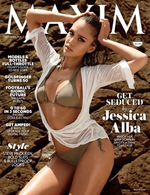 Jessica Alba Shoots For Maxim Magazine